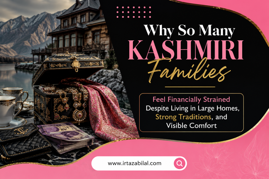 Why So Many Kashmiri Families Feel Financially Strained Despite Living in Large Homes, Strong Traditions, and Visible Comfort