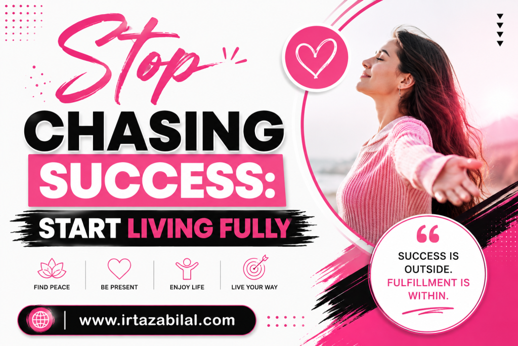 Stop Chasing Success The Moment You Start Living Fully, You Discover What True Achievement Really Means